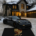 Porsche 911 Luxury Logo Rug and Display Mat Garage, Home, Office, Showroom Floor Decor, 60x87 in / 150x220 cm - 6