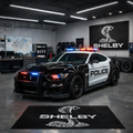 Mustang Shelby Luxury Logo Rug and Display Mat Garage, Home, Office, Showroom Floor Decor, 60x87 in / 150x220 cm - 5