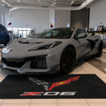 Corvette Z06 Premium Luxury Logo Rug and Display Mat Garage, Home, Office, Showroom Floor Decor, 60x87 in / 150x220 cm - 1