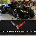 Corvette C8 Premium Luxury Logo Rug and Display Mat Garage, Home, Office, Showroom Floor Decor, 60x87 in / 150x220 cm - 6