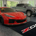 Corvette Z06 Text Premium Luxury Logo Rug and Display Mat Garage, Home, Office, Showroom Floor Decor, 60x87 in / 150x220 cm - 7