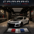 Camaro Premium Luxury Logo Rug and Display Mat Garage, Home, Office, Showroom Floor Decor, 60x87 in / 150x220 cm - 7