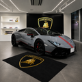 Lamborghini Luxury Logo Rug and Display Mat Garage, Home, Office, Showroom Floor Decor, 60x87 in / 150x220 cm - 1