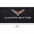 Corvette Premium Luxury Logo Rug and Display Mat Garage, Home, Office, Showroom Floor Decor, 60x87 in / 150x220 cm - 6