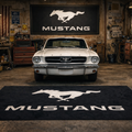 Mustang Luxury Logo Rug and Display Mat Garage, Home, Office, Showroom Floor Decor, 60x87 in / 150x220 cm - 6