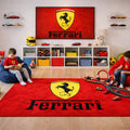 Ferrari Luxury Logo Rug and Display Mat Garage, Home, Office, Showroom Floor Decor, 60x87 in / 150x220 cm - 10
