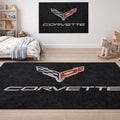Corvette Premium Luxury Logo Rug and Display Mat Garage, Home, Office, Showroom Floor Decor, 60x87 in / 150x220 cm - 8