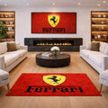 Ferrari Luxury Logo Rug and Display Mat Garage, Home, Office, Showroom Floor Decor, 60x87 in / 150x220 cm - 11