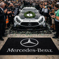 Mercedes Luxury Logo Rug and Display Mat Garage, Home, Office, Showroom Floor Decor, 60x87 in / 150x220 cm - 6