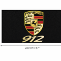 Porsche 912 Luxury Logo Rug and Display Mat Garage, Home, Office, Showroom Floor Decor, 60x87 in / 150x220 cm - 8