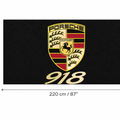 Porsche 918 Luxury Logo Rug and Display Mat Garage, Home, Office, Showroom Floor Decor, 60x87 in / 150x220 cm - 7