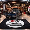 Corvette C3 Premium Luxury Logo Rug and Display Mat Garage, Home, Office, Showroom Floor Decor, 60x87 in / 150x220 cm - 6