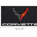 Corvette C8 Premium Luxury Logo Rug and Display Mat Garage, Home, Office, Showroom Floor Decor, 60x87 in / 150x220 cm - 7