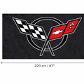 Corvette C5 Premium Luxury Logo Rug and Display Mat Garage, Home, Office, Showroom Floor Decor, 60x87 in / 150x220 cm - 8