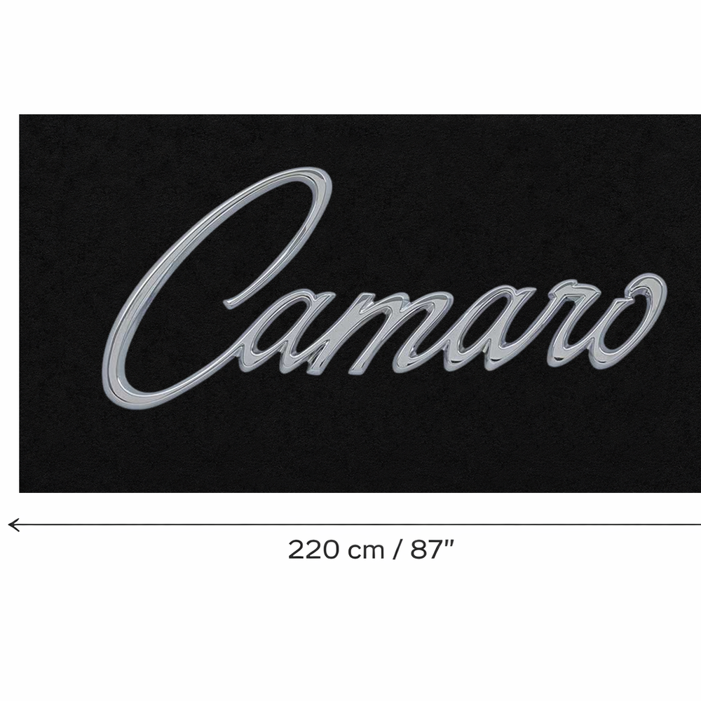 Camaro Text Premium Luxury Logo Rug and Display Mat Garage, Home, Office, Showroom Floor Decor, 60x87 in / 150x220 cm