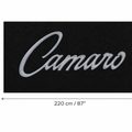 Camaro Text Premium Luxury Logo Rug and Display Mat Garage, Home, Office, Showroom Floor Decor, 60x87 in / 150x220 cm - 8