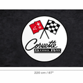 Corvette C3 Premium Luxury Logo Rug and Display Mat Garage, Home, Office, Showroom Floor Decor, 60x87 in / 150x220 cm - 8