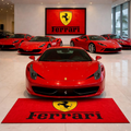 Ferrari Luxury Logo Rug and Display Mat Garage, Home, Office, Showroom Floor Decor, 60x87 in / 150x220 cm - 1