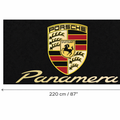 Porsche Panamera Luxury Logo Rug and Display Mat Garage, Home, Office, Showroom Floor Decor, 60x87 in / 150x220 cm - 6
