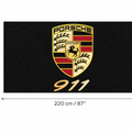 Porsche 911 Luxury Logo Rug and Display Mat Garage, Home, Office, Showroom Floor Decor, 60x87 in / 150x220 cm - 7