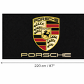 Porsche Luxury Logo Rug and Display Mat Garage, Home, Office, Showroom Floor Decor, 60x87 in / 150x220 cm - 5