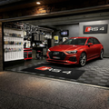 Audi RS4 Premium Luxury Logo Rug and Display Mat Garage, Home, Office, Showroom Floor Decor, 60x87 in / 150x220 cm - 5