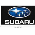 Subaru Luxury Logo Rug and Display Mat Garage, Home, Office, Showroom Floor Decor, 60x87 in / 150x220 cm - 8