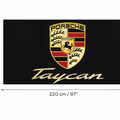 Porsche Taycan Luxury Logo Rug and Display Mat Garage, Home, Office, Showroom Floor Decor, 60x87 in / 150x220 cm - 7
