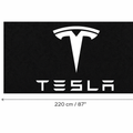 Tesla Luxury Logo Rug and Display Mat Garage, Home, Office, Showroom Floor Decor, 60x87 in / 150x220 cm - 7