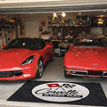Corvette C3 Premium Luxury Logo Rug and Display Mat Garage, Home, Office, Showroom Floor Decor, 60x87 in / 150x220 cm - 1