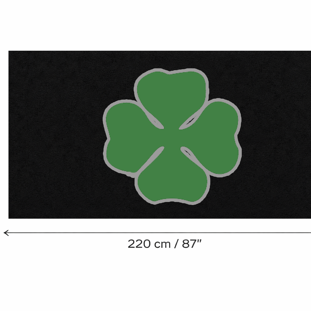 Alfa Romeo Clover Premium Luxury Logo Rug and Display Mat Garage, Home, Office, Showroom Floor Decor, 60x87 in / 150x220 cm