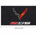 Corvette Z06 Premium Luxury Logo Rug and Display Mat Garage, Home, Office, Showroom Floor Decor, 60x87 in / 150x220 cm - 8